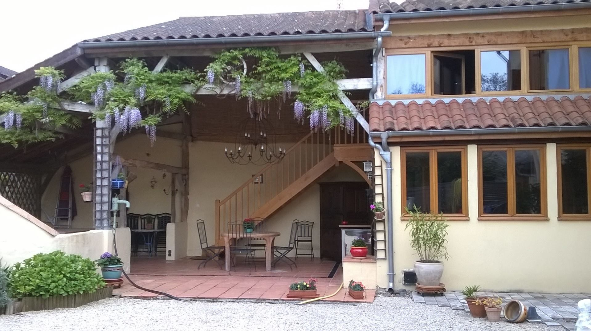 Les 3 Plumes Marciac - Le jardin