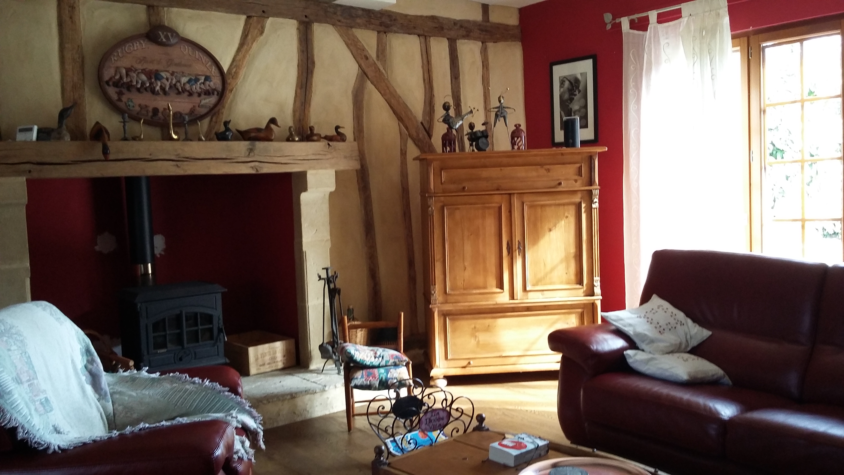 Les 3 Plumes Marciac - Le salon