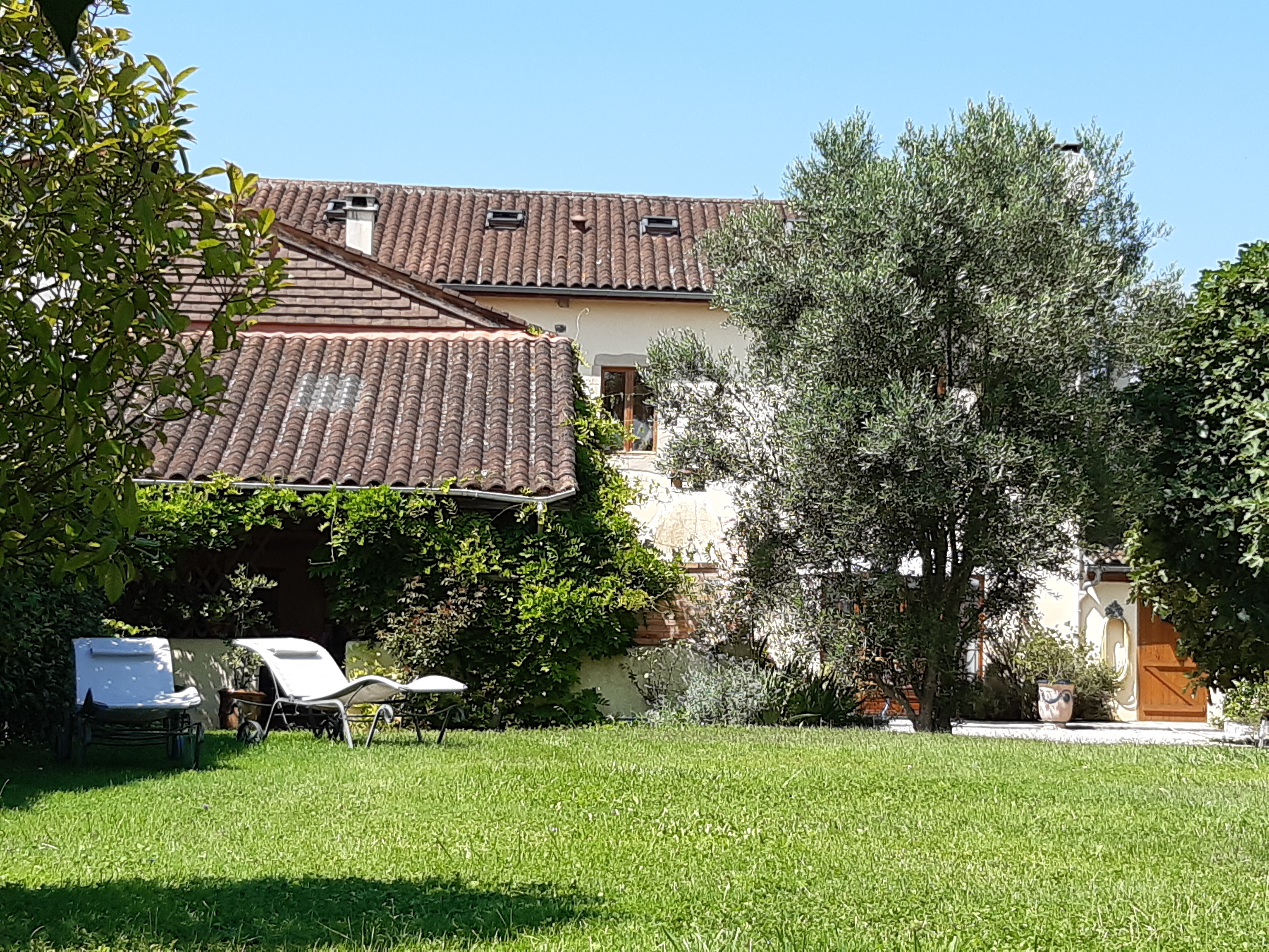 Les 3 Plumes Marciac - Le jardin