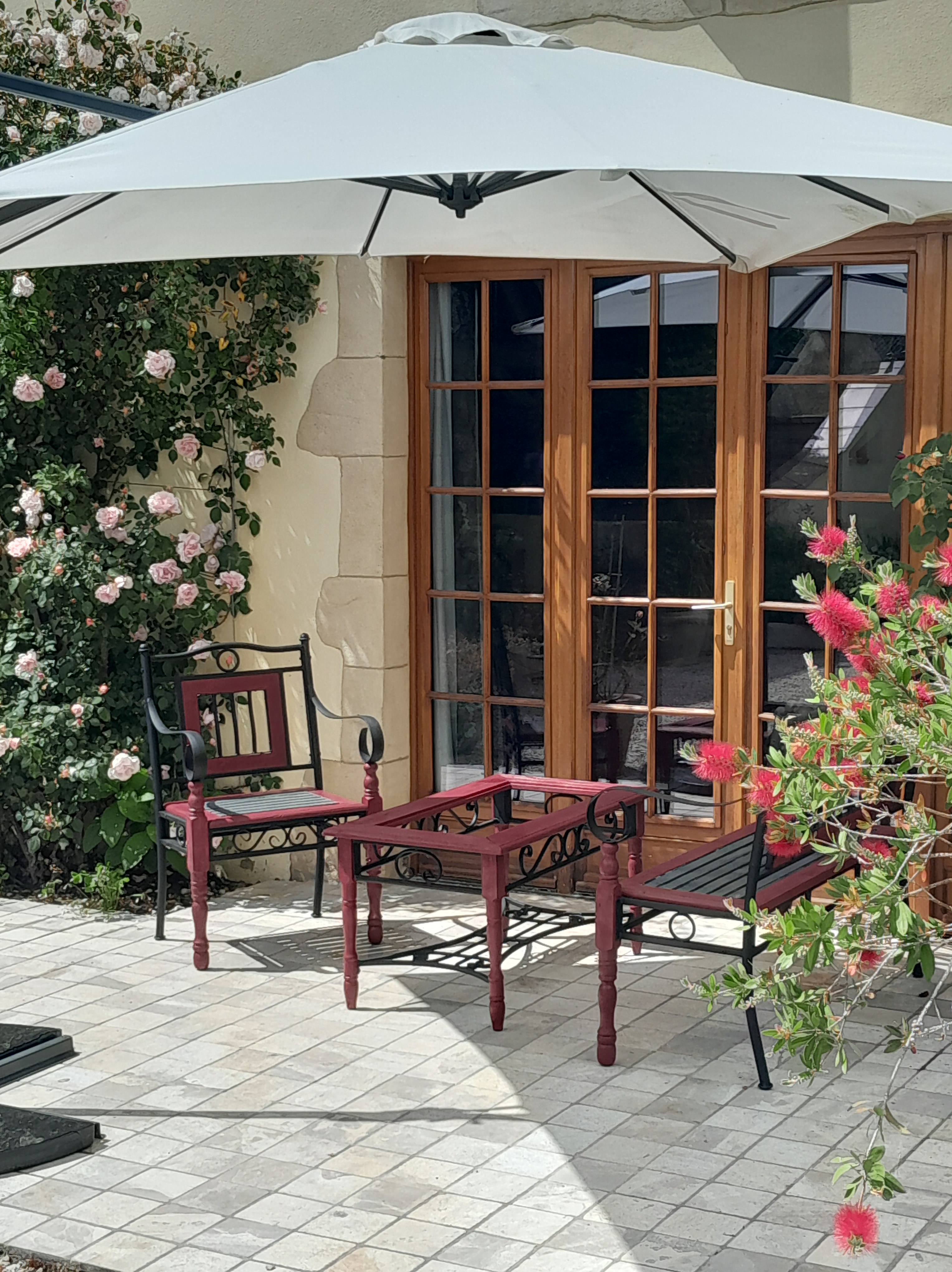 Les 3 Plumes Marciac - Terrasse